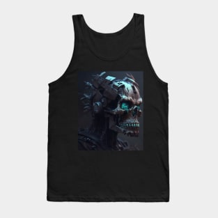 skull structure AI Tank Top